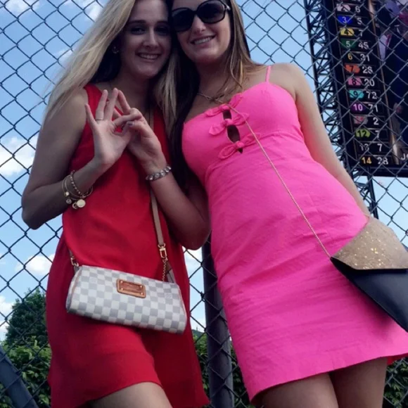 Lilly Pulitzer Dresses Lilly Pulitzer Bright Pink Spaghetti